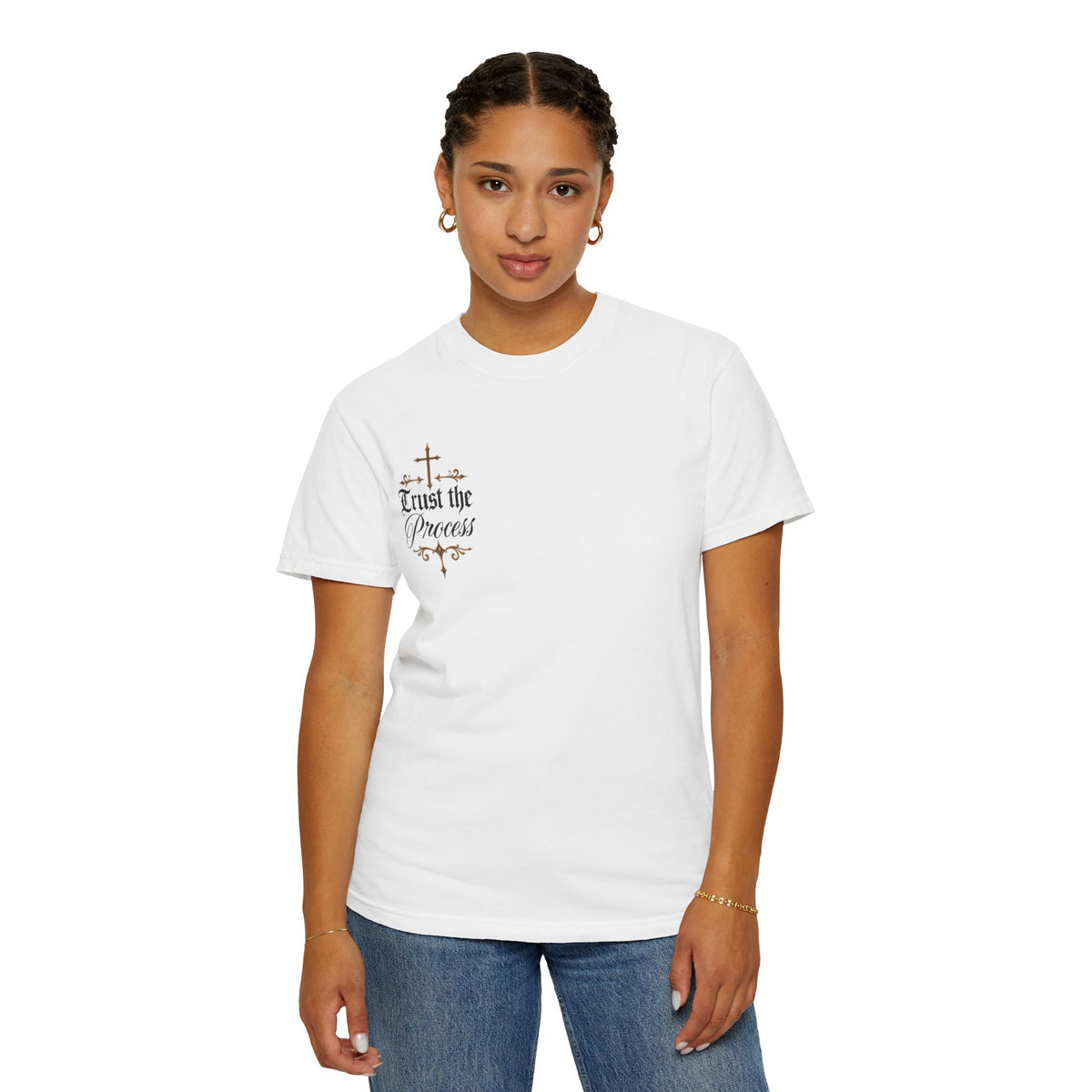 Trust the Process Christian T-Shirt | Gothic Faith Tee