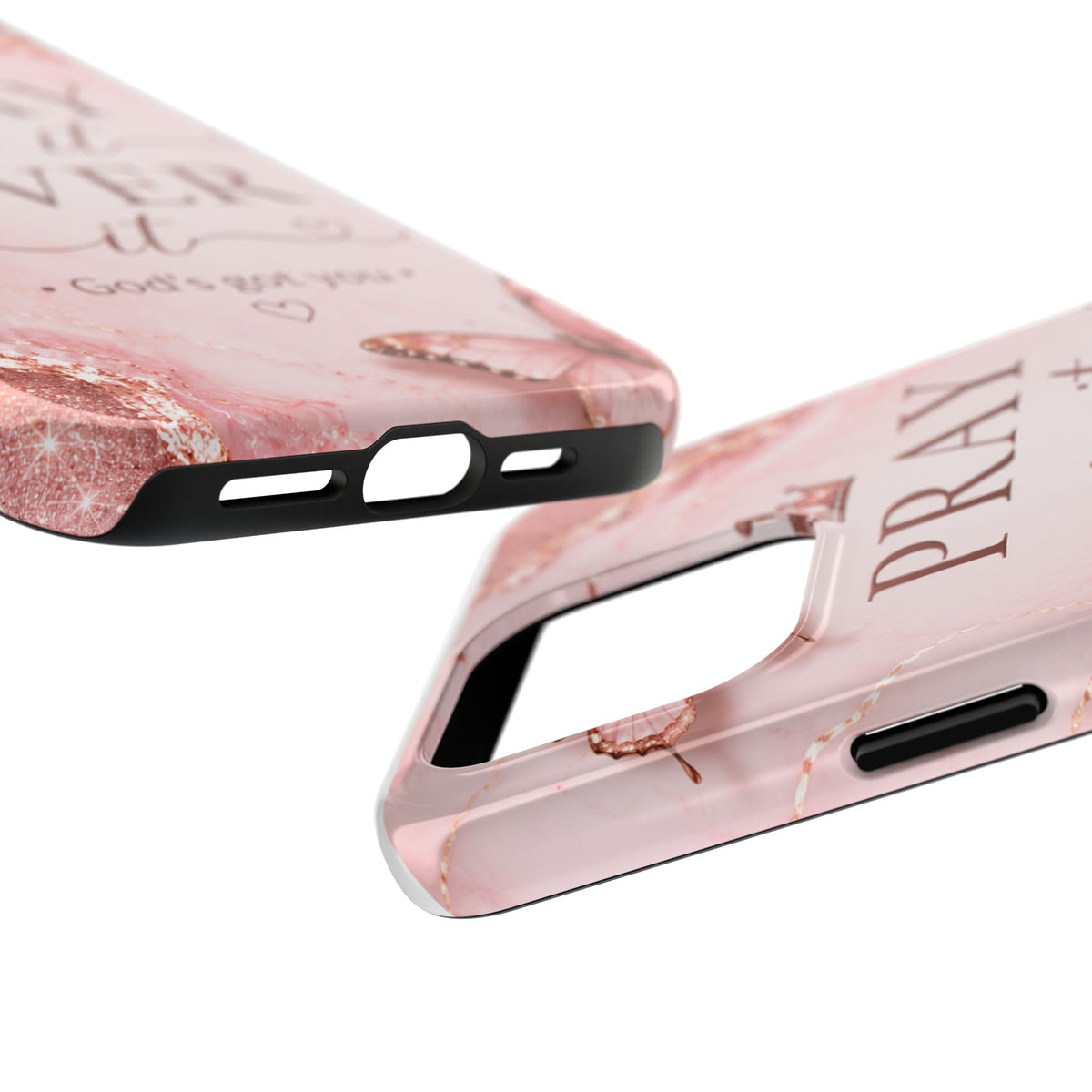 Pray On It, Over It Tough Phone Case – Christian Faith Inspirational Case